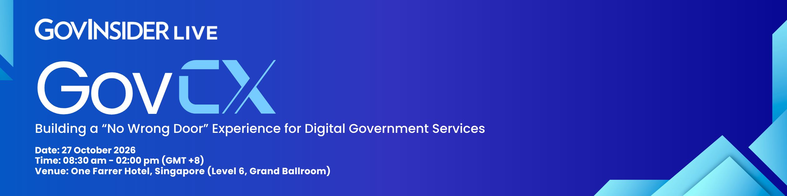 event banner for GovCX Day 2026